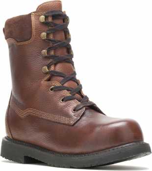 HYTEST 04055 Brown Electrical Hazard, Composite Toe, Internal Met-Guard Men's 10 Inch Boot