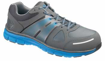 HYTEST 11422 Men's Grey/Blue Athletic Steel Toe Electrical Hazard