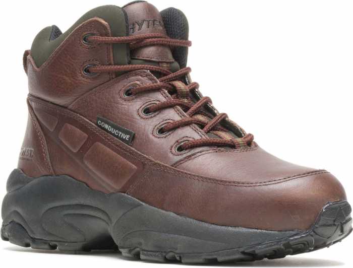 view #1 of: HYTEST 12071 Brown Conductive Steel Toe Unisex Hiker