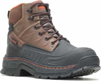 HYTEST 13571 Men's Brown, Comp Toe, EH, Waterproof, Insulated, 6 Inch Boot