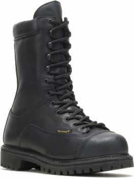 HYTEST 15340 Black EH, Steel Toe, Internal Met Guard, Waterproof/Insulated, Puncture Resistant 10 Inch Miner's Boot