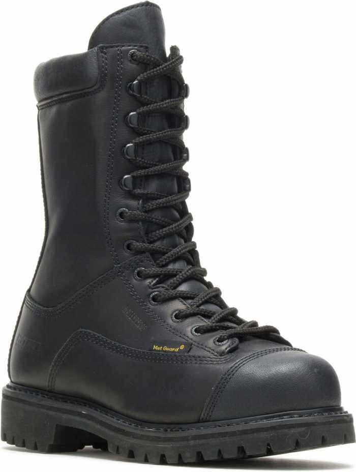 view #1 of: HYTEST 15340 Black EH, Steel Toe, Internal Met Guard, Waterproof/Insulated, Puncture Resistant 10 Inch Miner's Boot