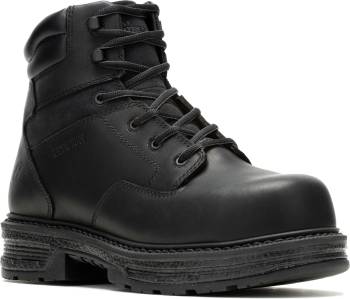 HYTEST FootRests 23470 Atlas, Men's, Black, Nano Toe, EH, WP, Slip Resistant, 6 Inch, Work Boot