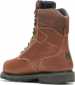 HYTEST FootRests 24231 Brown Electrical Hazard, Composite Toe, Internal Met Guard, Waterproof Men's 8 Inch Work Boot