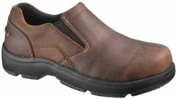 HYTEST 30401 Brown Static Dissipating, Composite Toe, Men's Twin Gore Slip On