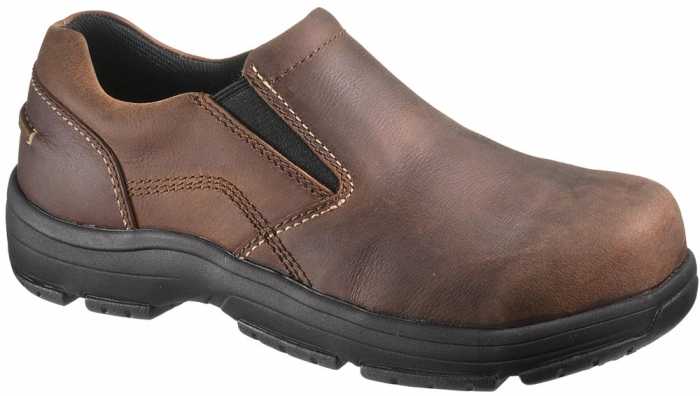 view #1 of: HYTEST 30401 Brown Static Dissipating, Composite Toe, Men's Twin Gore Slip On
