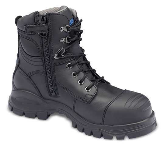 view #1 of: Blundstone BL997 Men's Black, XFoot Series, Steel Toe, EH, Side Zip Boot