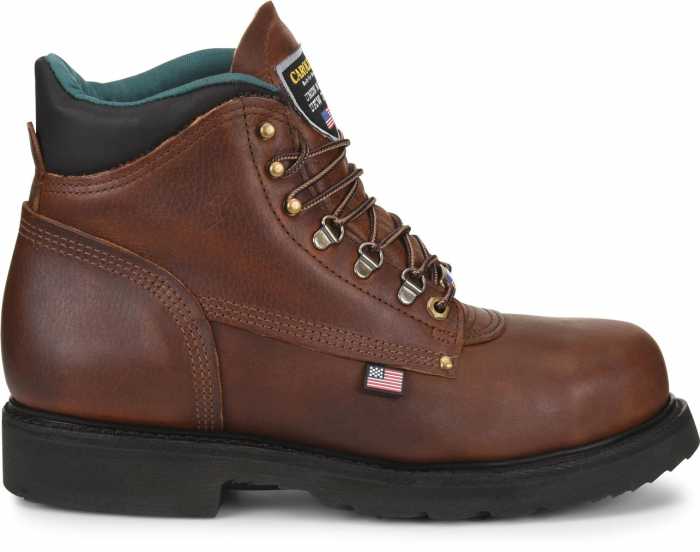 alternate view #2 of: Carolina CA1309 Sarge Lo, Men's, Brown, Steel Toe, EH, 6 Inch Boot, Made In USA