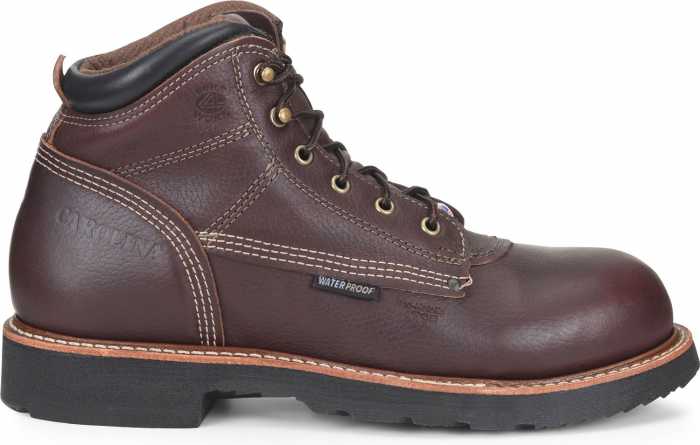 alternate view #2 of: Carolina CA1815 Sarge Lo Men's Brown, Comp Toe, EH, WP, 6 Inch Boot, Made In USA