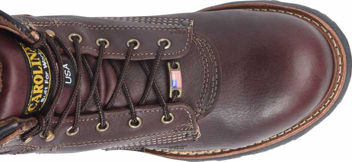 alternate view #4 of: Carolina CA1815 Sarge Lo Men's Brown, Comp Toe, EH, WP, 6 Inch Boot, Made In USA