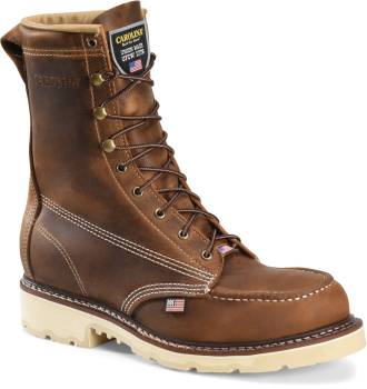 Carolina CA7516 Ferric USA, Men's, Brown, Steel Toe, EH, 8 Inch Work Boot
