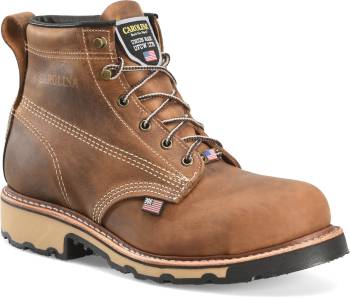 Carolina CA7829 Ferric USA, Men's, Brown, Steel Toe, EH, 6 Inch Work Boot