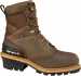 view #1 of: Carhartt CML8369 Men's, Brown, Comp Toe, EH, WP/Insulated, 8 Inch Logger