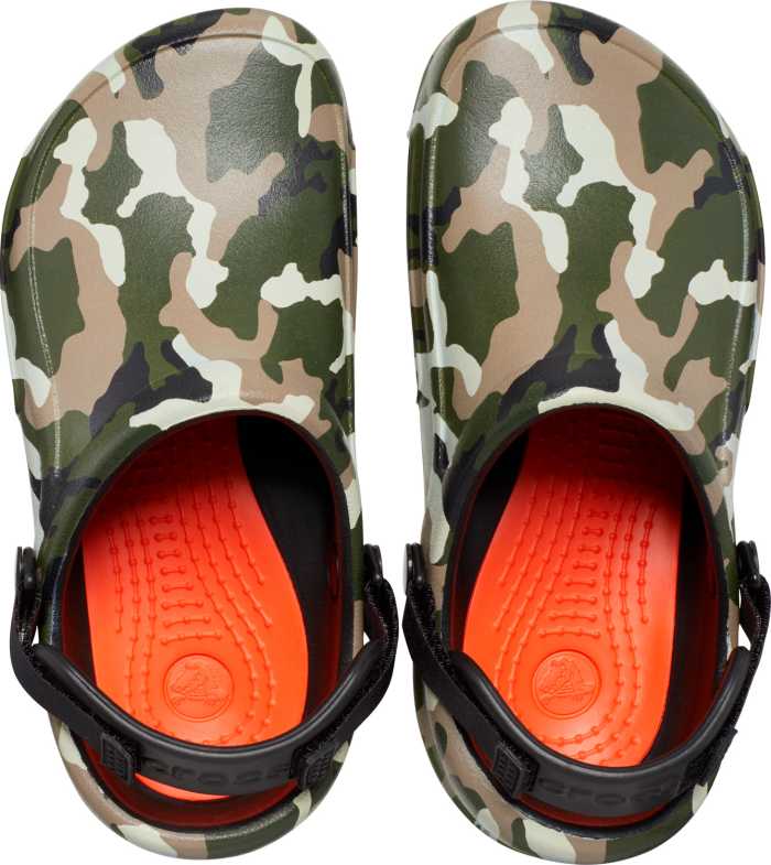 alternate view #4 of: Crocs CR207110-960 Bistro, Unisex, Camouflage, Soft Toe, Slip Resistant Clog