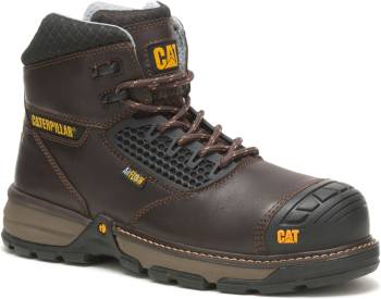 Caterpillar CT91340 Excavator Superlite Cool, Men's, Dark Brown, Comp Toe, EH, Slip Resistant, 6 Inch, Work Boot