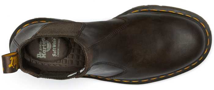 alternate view #3 of: Dr. Martens DMR27006207 Men's, Dark Brown, Soft Toe, Slip-Resistant, Chelsea Style, Work Boot