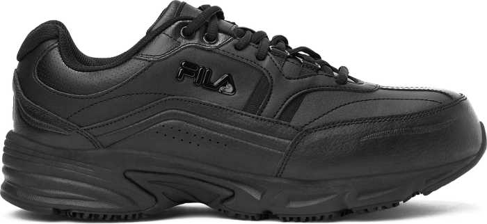alternate view #2 of: Fila FIL1SG30349 Memory Workshift 2, Men's, Black, Comp Toe, Slip Resistant, Low Athletic, Work Shoe