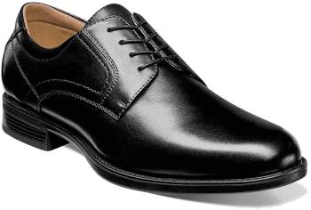 Florsheim FS11576-001 Medfield, Men's, Black, Soft Toe, Slip Resistant, Dress Oxford, Work Shoe