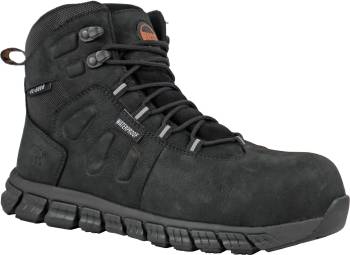 Hoss Boots HS60177 Tikaboo UL, Men's, Black, Comp Toe, EH, WP, 6 Inch, Work Boot
