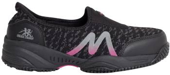 Moxie Trades HSMT50180 Zena, Women's, Black, Comp Toe, EH, Slip Resistant, Casual Slip On, Work Shoe