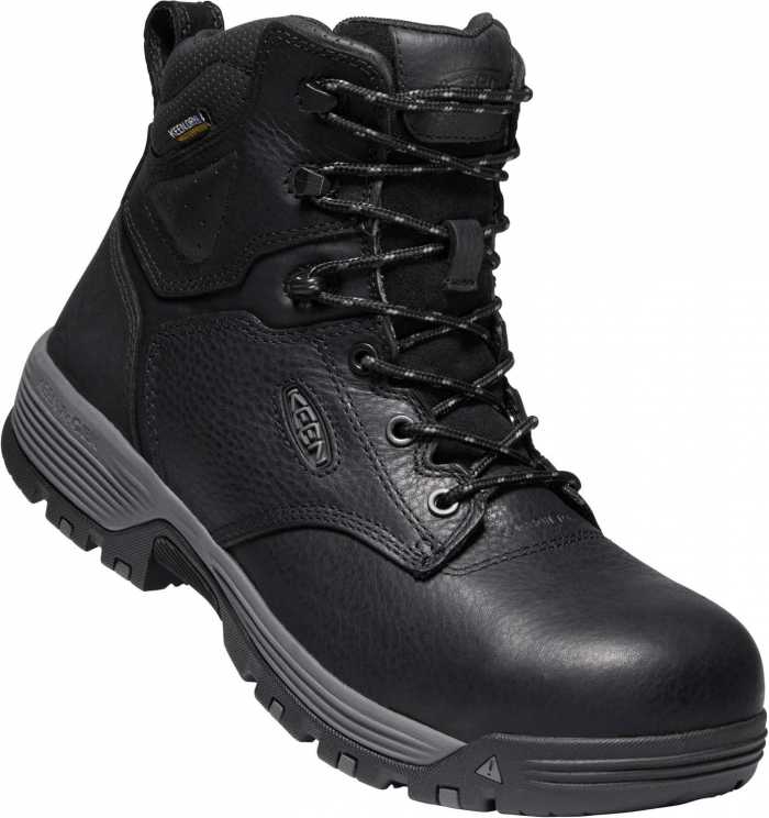 alternate view #2 of: KEEN Utility KN1024184 Chicago, Black, Men's, Comp Toe, EH, WP, 6 Inch Boot
