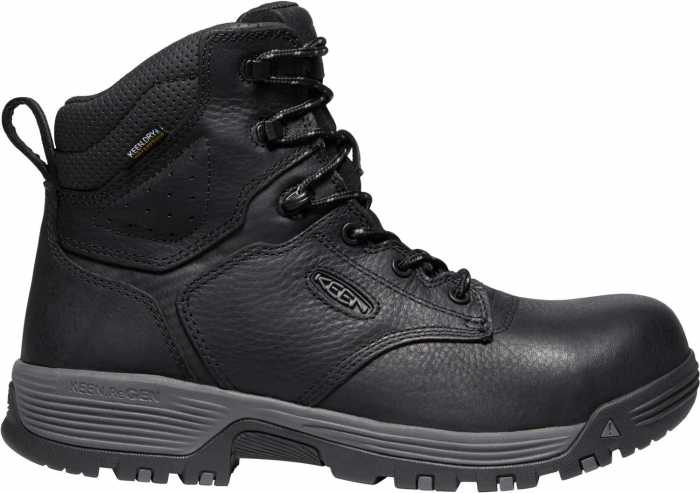 view #1 of: KEEN Utility KN1024184 Chicago, Black, Men's, Comp Toe, EH, WP, 6 Inch Boot