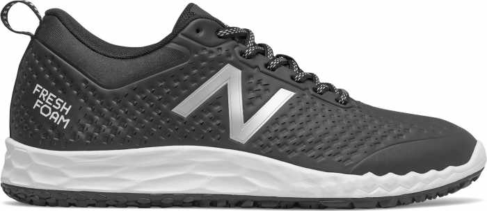 view #1 of: New Balance NBMID806W1 Fresh Foam, Men's, Grey/White, Slip Resistant Athletic