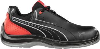 Puma PU643415 Touring Low, Men's, Black, Comp Toe, EH, Slip Resistant, Low Athletic Work Shoe