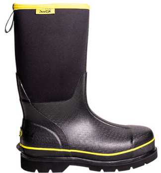 Reed Footwear RE3732 Force II, Men's, Black, Steel Toe, WP, 14 Inch, Neoprene Boot