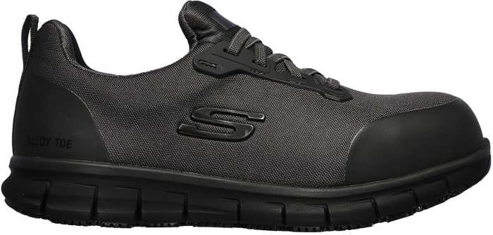 alternate view #2 of: SKECHERS Work SK108003CHAR Irmo, Women's, Charcoal, Alloy Toe, EH, Slip Resistant, Work Oxford
