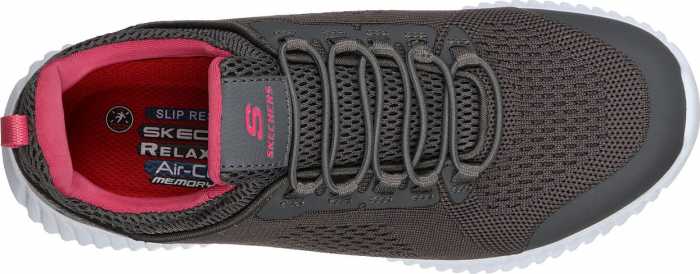 alternate view #4 of: Skechers SK77260GRY Cessnock-Carrboro, Women's, Grey, Soft Toe, Low Athletic