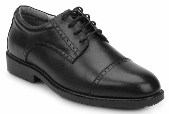 view #1 of: SR Max SRM3020 Augusta, Men's, Black, Dress Style, MaxTRAX Slip Resistant, Soft Toe Work Shoe