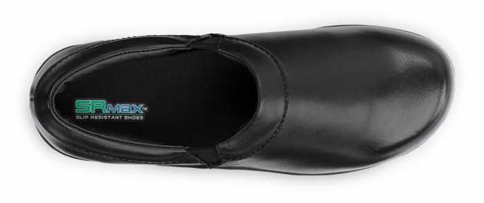 alternate view #5 of: SR Max SRM132 Geneva, Women's, Black, Clog Style, MaxTRAX Slip Resistant, Soft Toe Work Shoe