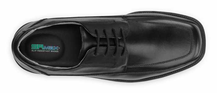 alternate view #5 of: SR Max SRM3000 Manhattan, Men's, Black, Dress Style, MaxTRAX Slip Resistant, Soft Toe Work Shoe