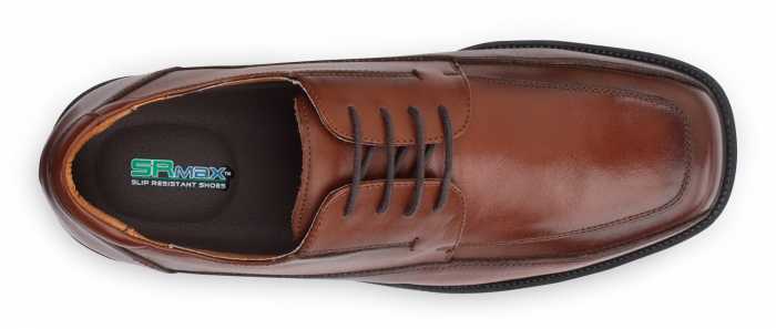 alternate view #5 of: SR Max SRM3050 Manhattan, Men's, Brown, Dress Style, MaxTRAX Slip Resistant, Soft Toe Work Shoe