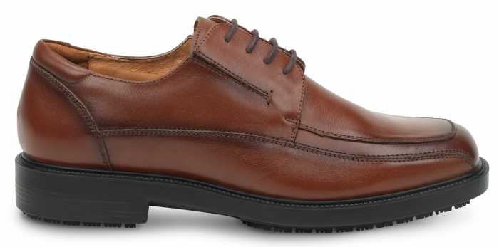 alternate view #2 of: SR Max SRM3050 Manhattan, Men's, Brown, Dress Style, MaxTRAX Slip Resistant, Soft Toe Work Shoe