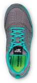 alternate view #4 of: Reebok Work SRB030 Sublite, Women's, Grey/Turquoise, Athletic Style, MaxTRAX Slip Resistant, Soft Toe Work Shoe
