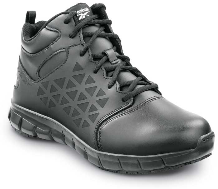 view #1 of: Zapato de trabajo con puntera blanda, antideslizante MaxTRAX, estilo atlÒtico medio, negro, de hombre, Reebok Work SRB3204 Sublite Cushion Work