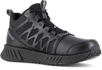Reebok Work SRB3212 Floatride Energy Tactical, Men's, Black, Mid-High Athletic Style Slip-Resistant, EH, Soft Toe Work Shoe
