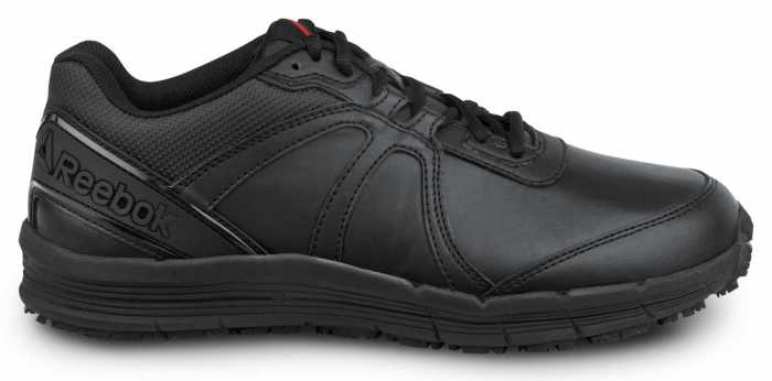 view #1 of: Reebok Work SRB3507 Guide, Men's, Black, Men's, Athletic Style, MaxTRAX Slip Resistant, Soft Toe Work Shoe