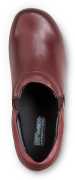 alternate view #4 of: SR Max SRM131 Geneva, Women's, Burgundy, Clog Style, MaxTRAX Slip Resistant, Soft Toe Work Shoe