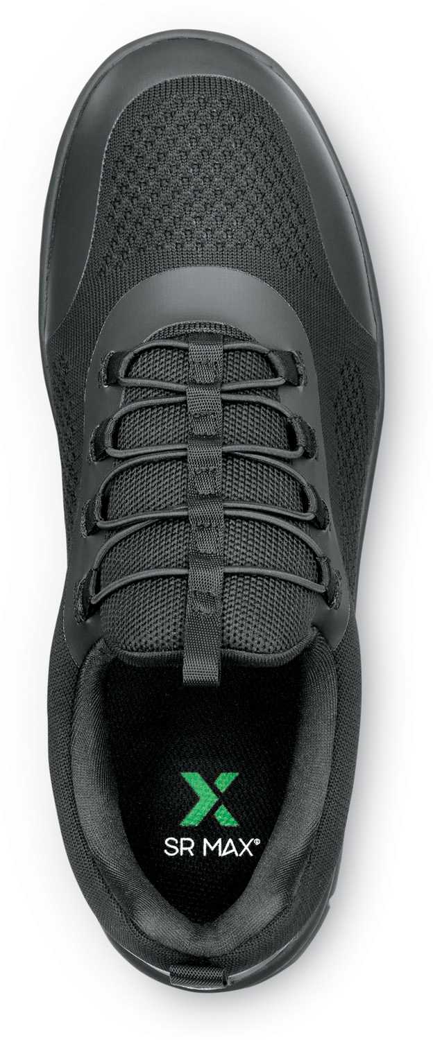 alternate view #4 of: Zapato de trabajo con puntera blanda, antideslizante MaxTRAX, EH, estilo atlÒtico Slip On, negro, de hombre, SR Max SRM1560 Anniston