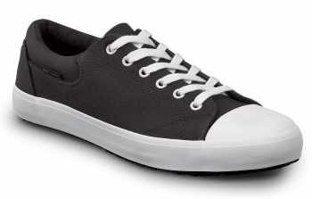 SR Max SRM1990 Berlin, Men's, Black/White, Skate Style Slip Resistant Soft Toe Work Shoe