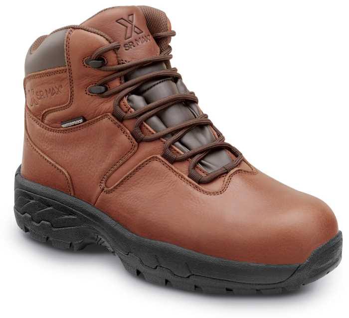 view #1 of: SR Max SRM2660 Denali, Men's, Brown, Hiker Style, Comp Toe, EH, Waterproof, MaxTRAX Slip Resistant, Work Boot