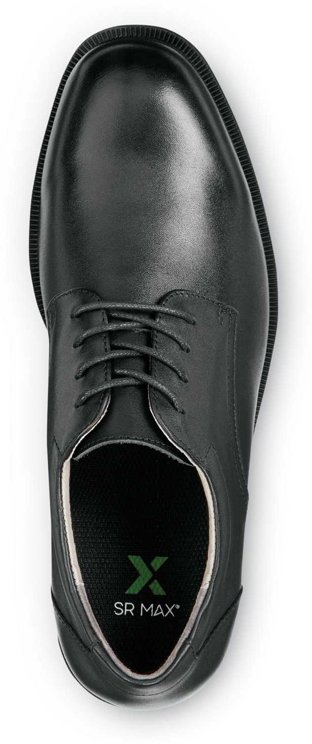 alternate view #4 of: SR Max SRM3500 Arlington, Men's, Black, Dress Style, MaxTRAX Slip Resistant, Soft Toe Work Shoe
