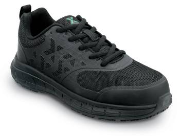 SR Max SRM425 Dillon, Women's, Black, Athletic Style, MaxTRAX Slip Resistant, Steel Toe Work Shoe