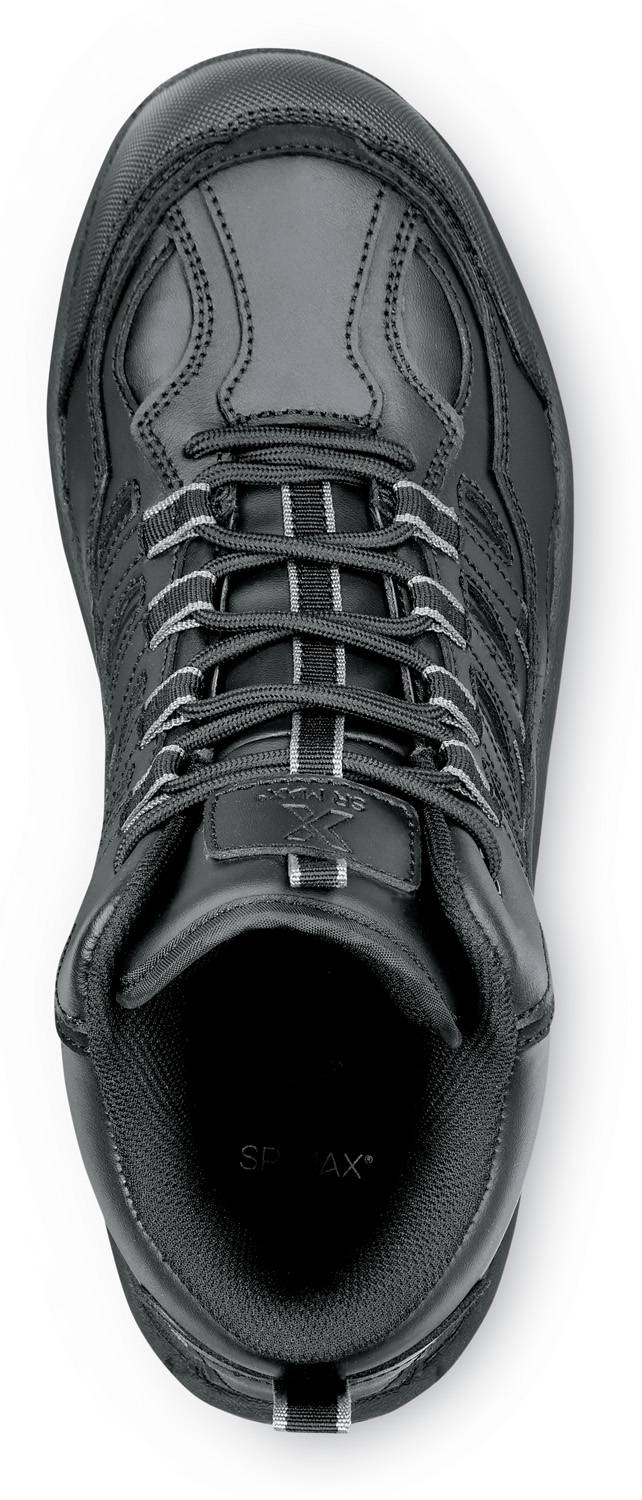 alternate view #4 of: Zapato de trabajo con puntera blanda, antideslizante MaxTRAX, estilo atlÒtico con tobillo alto, negro, de hombre, SR Max SRM4800 Carbondale