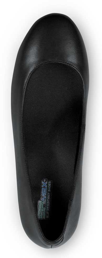 alternate view #4 of: SR Max SRM515 Bristol, Women's, Black, Wedge Dress Style, MaxTRAX Slip Resistant, Soft Toe Work Shoe