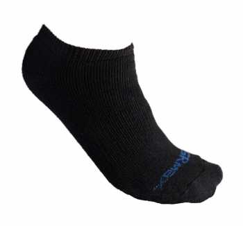 SR Max SRM5213CBLK Womens Black Comfort Low Cut Socks - 3 Pair Pack