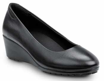 Zapato de trabajo con puntera blanda, antideslizante MaxTRAX, estilo de vestir con cu±a alta, negro, de mujer, SR Max SRM555 Orlando